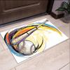 Baseball Printed Carpet,Rug,for Office Chair Living Room Bedroom Kitchen Room Decor Gifts.