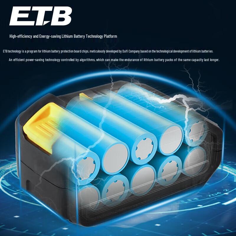 Dayi 310N·m Brushless Cordless Impact Wrench CN plug (adapter included)