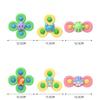 3 Stück Saugnapf Kreisel Badespielzeug für Kinder Sensorische Stressabbau Kreisel Lernspielzeug Baby Rotierende Rassel Fidget Geschenke