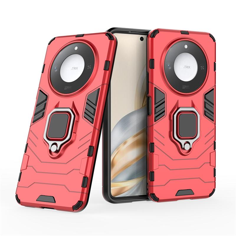 For Honor X9C Smart Case Cover Huawei Honor X9C Smart Capas Phone Back Shockproof PC Holder Ring Magnetic Fundas Honor X9C Smart
