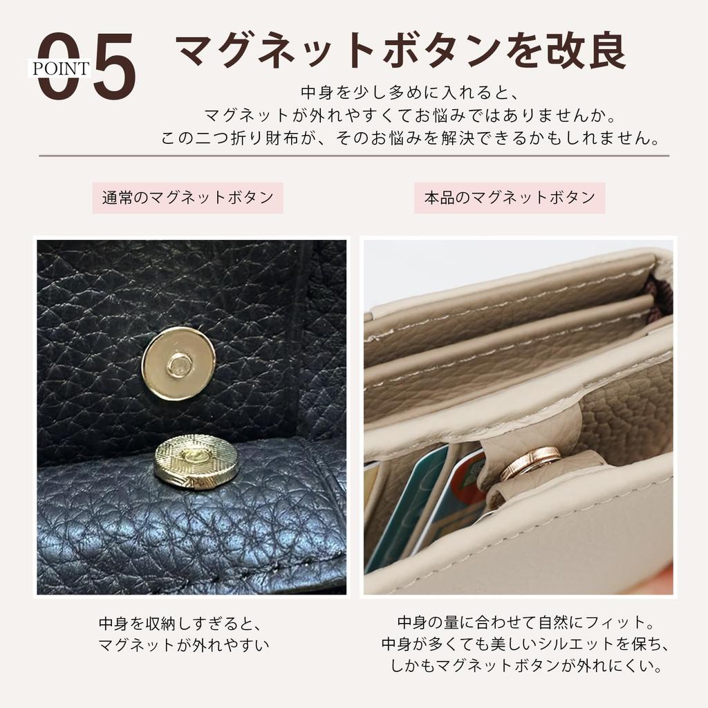 Genuine Leather Bifold Wallet with Key Large Mini Coin Card Skimming Protection X [imeetu] Women's Ring, Capacity, Wallet, Purse, Case, Multi-Storage,