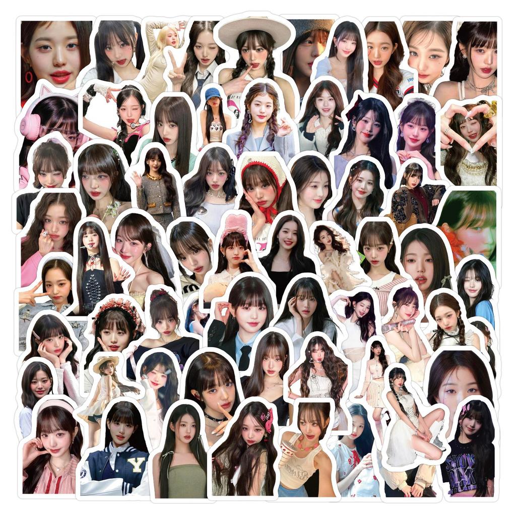100 Sheets Jang Won-young Celebrity Graffiti Stickers for DIY Decor, Scooters, and Water Bottles