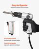 Air Hammer, 4500BPM Pneumatic Hammer with Rust Removal Air Needle Scaler & 4PCS Chisels Round Shank, Lightweight & Compact Air Chisel Pneumatic Shovel