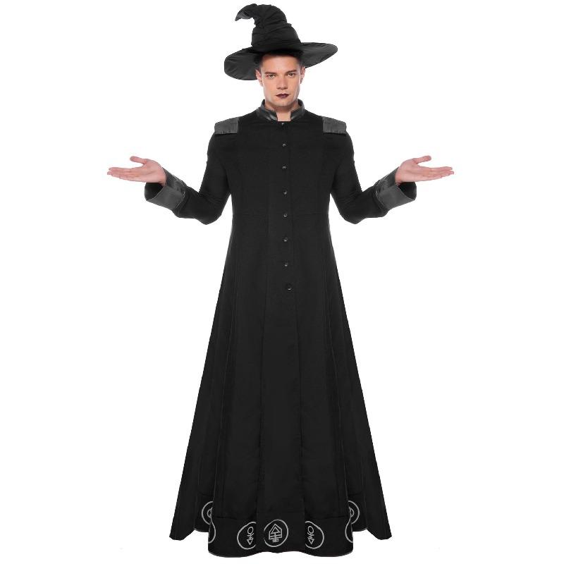 

en s alloween costumes, priestly costumes, stage costumes, men s masquerade wizard costumes XL