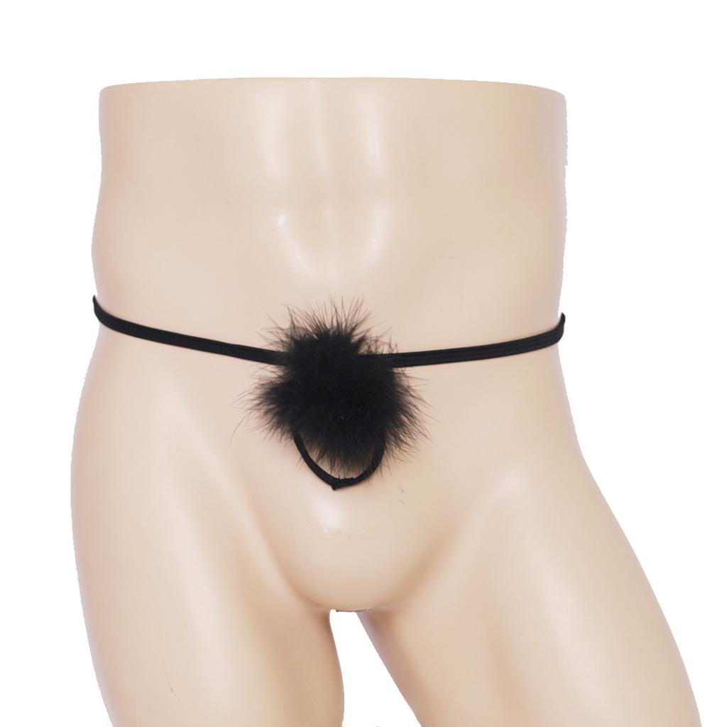 Hot Selling Men's Dew PP Fluffy T-Panties Lace Sexy Sexy Panties Sexy Panties
