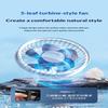 Air Vent 3 Speed 5V 1A Car Usb Cooling Fan 360 Degree Adjustable Air Outlet Car Fan 5-Blade Low Noise For Car Truck Suv Sedan