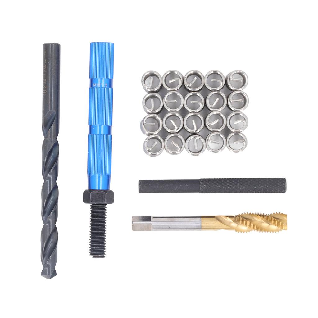 24Pcs Metric Thread Repair Kit M10 X 1. X 2D Thread Repair Insert Kit for Integrity Connection Stre