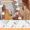 LED odnímatelné žárovky Profesionální make-up zrcadlová lampa USB napájení Kosmetické zrcadlo světlo Hollywood toaletní stolek toaletní světla