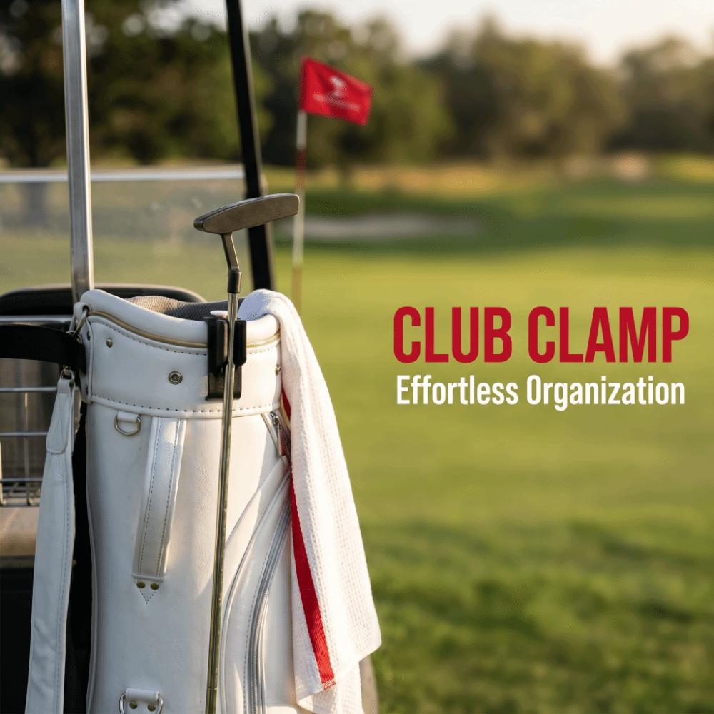 14PCS Clip-On Mount Golf Club Holder Compact Design Golf Bag Clip Iron Holder Golf Bag Storage