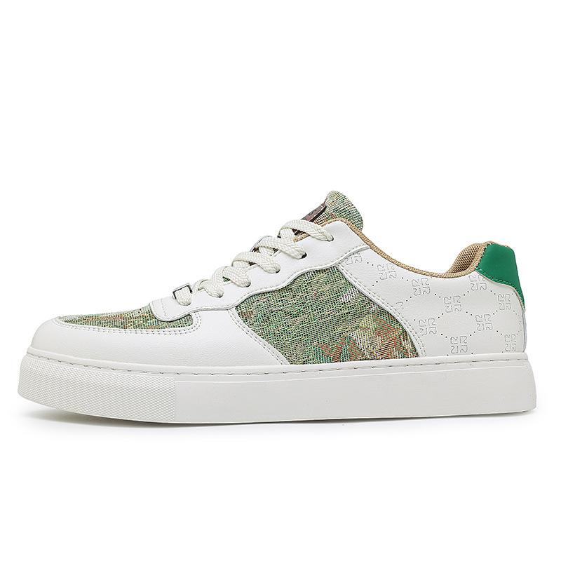 2024 winter new versatile trendy shoes sports low-top board shoes trendy Hong Kong style men's white casual shoes sports shoes