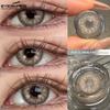 EYESHARE 1 Pair FLORENCE Series Contact Lenses for Eyes 14.5mm Gray Brown Natural Lens Beauty Pupils for Satuden