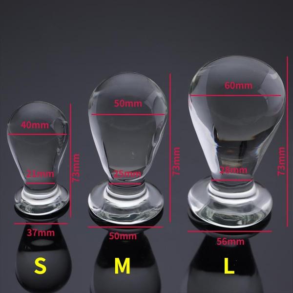 Glaskugel-Stecker, 3 Größen