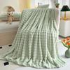 New Bubble Fleece Blanket - Solid Color Rolled Edge Cover Blanket Soft and Comfortable Bedding 150x200 180x200 200x230