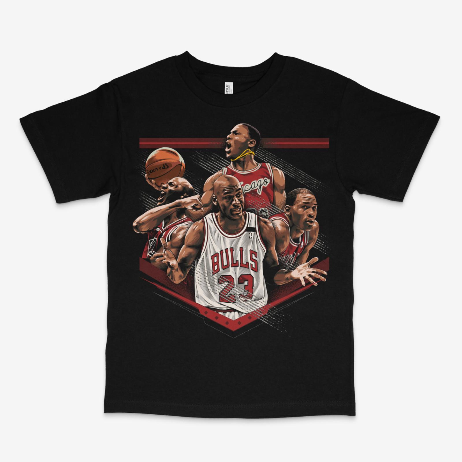 

MJ Goat Moments Black Tee 5XL різнокольоровий