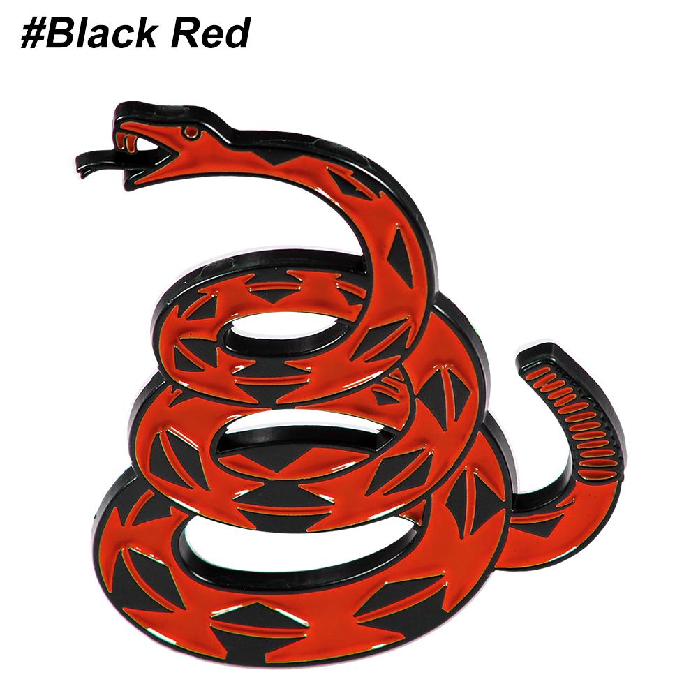 1Pc 3D Snake Badge Decal Dont Tread on Me Metal Car Sticker Gadsden Flag Auto Emblem for Automotive Truck SUV Motorcycle