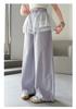 Girls' Pants Summer Thin Style Children's Lace Lace Lace Fart Curtain Wide Leg Pants Summer Breathable Big Children's Quick Drying Sports Pants