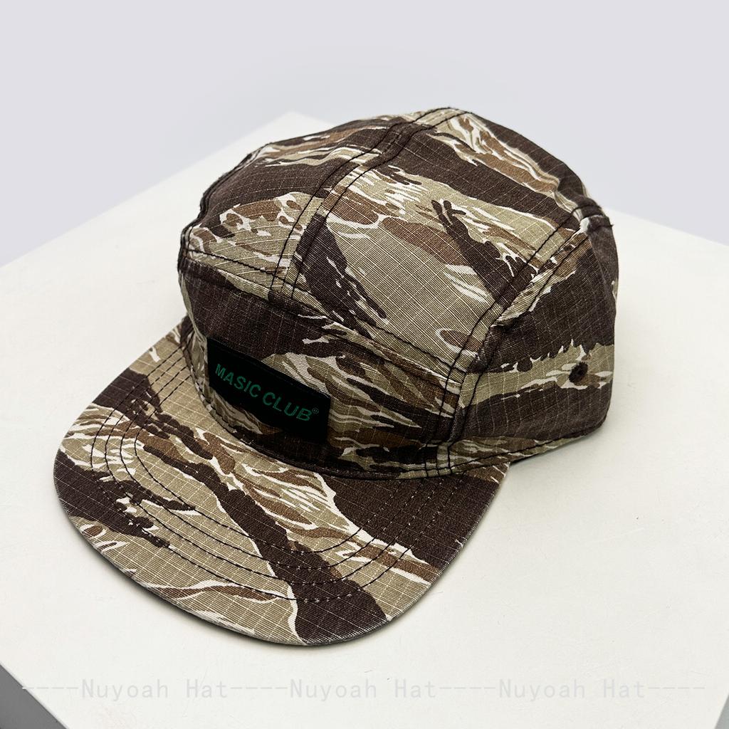 And Women Camouflage Vintage Letter Prints Solid Color Baseball Caps Sun Protection Short Flat Brims All-Match Personalized Peaked Cap Trendy Ins