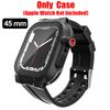 Armor Cover Diving Swim Outdoor Sport Anti-fall IP68 Waterproof Case For Apple Watch Series 9 8 7 6 5 4 3 2 SE 45 44 41 40 mm