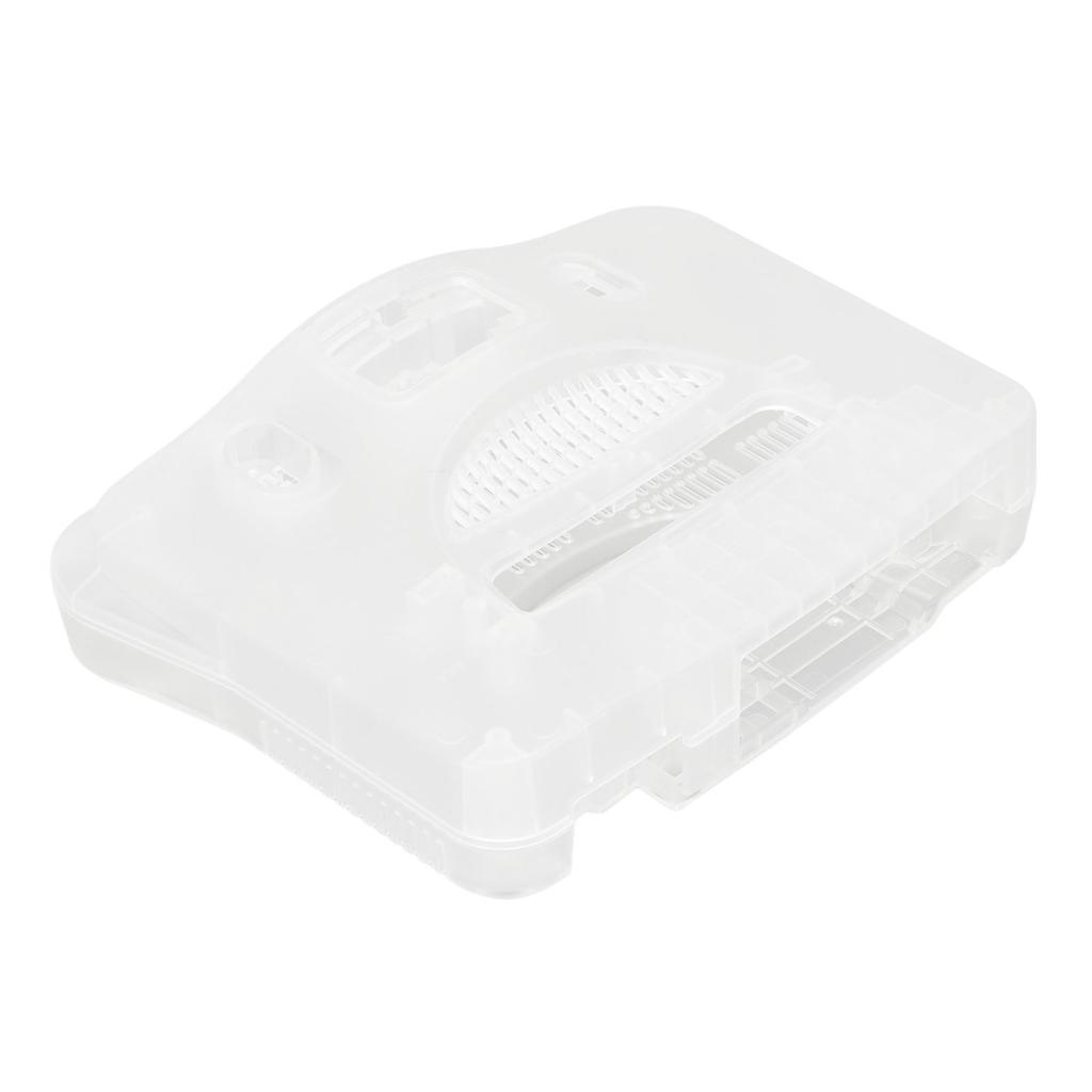 Retro Video Game Console Case Translucent White Game Console Protective Shell for N64 Retro Video Game Console