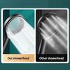 Handheld High Pressure Shower Head Circular Spray Water Pressure Enhancer for Bathroom