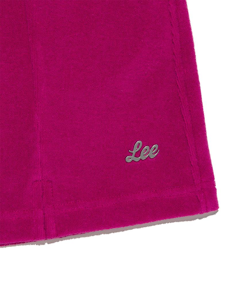 Lee Woman Terry Mini Skirt Pink