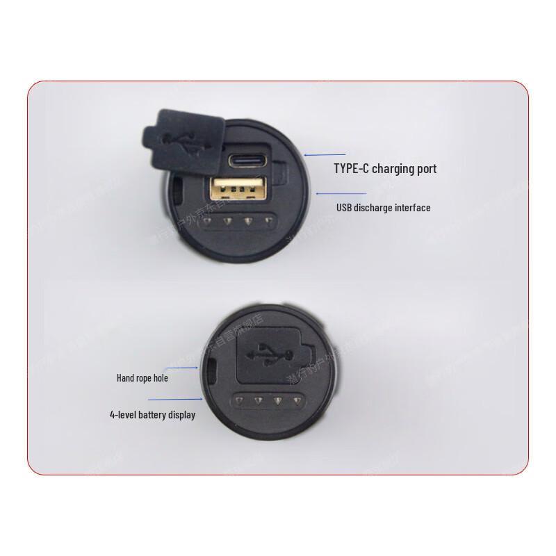 Outdoor Rechargeable Tactical Zoom Flashlight