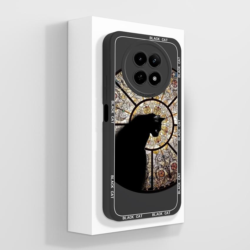 Case For Oppo Realme 12 13 14 P1 P2 Pro 14T 12X Phone Bags Cute Bear Paw Patterns Liquid Silicone Upgraded Dustproof Protective Shell For Oppo Housing