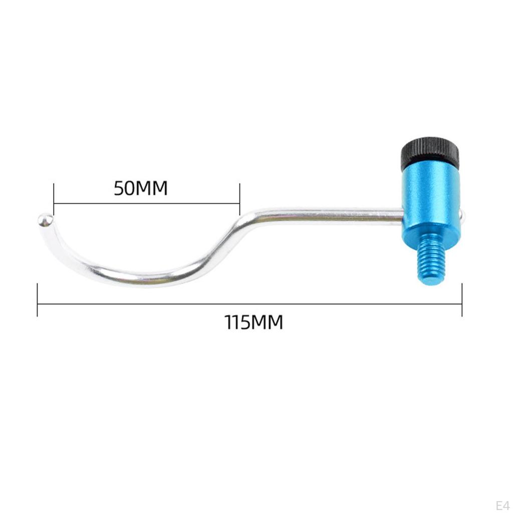 Corner Pole Holder Support Fish Rod Lightweight Rack 180 Degrees Rotatable