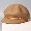 Autumn and Winter New Top Hat Wool Cap Fashionable Elegant Hat Women's Trendy Woolen Hat Fashionable Star Anise Felt Hat