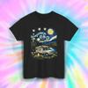 Starry Night Camper Van Gogh Shirt Starry Sky Camping Outdoors RV Art Tee S-5XL