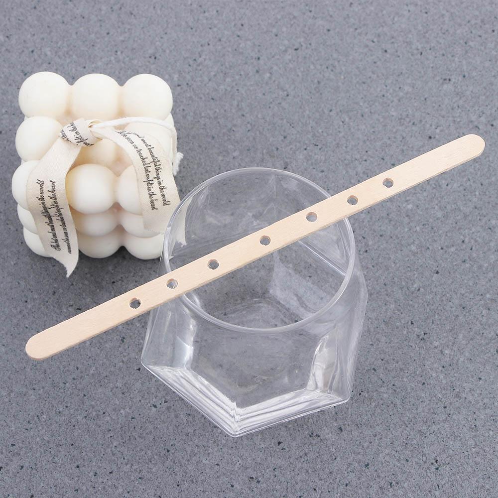 

DIY Candle Making Wooden Centering Tools Wick Bars Wick Clips Candle Wick Holders 10pcs