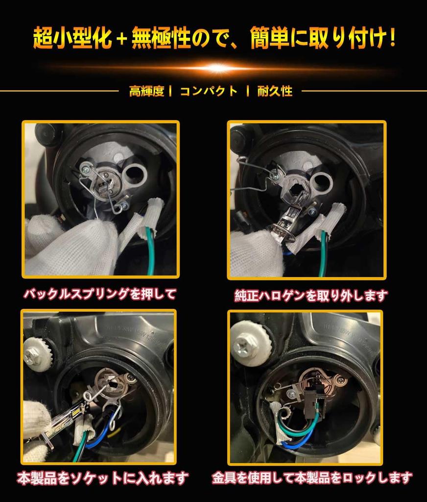 WENLE H1 LED Headlight Compatible with New Vehicle Inspection, Explosive