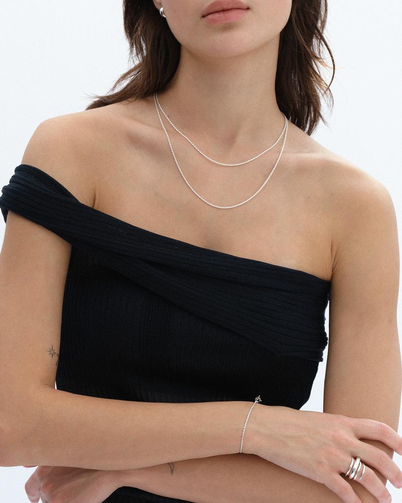 Anotherlayer Mini Milla Necklace - Silver (Silver925)