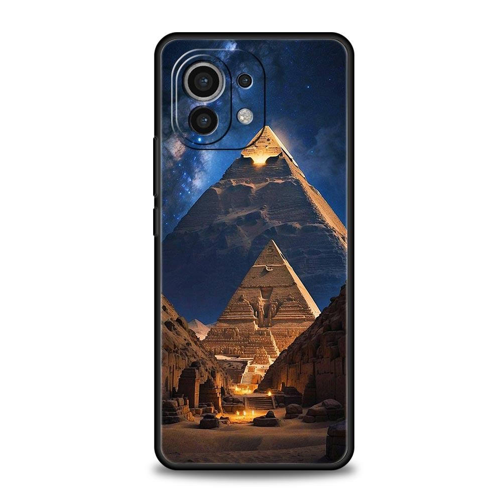 Ancient Egypt Egyptian God Pyramid Phone Case For Xiaomi Mi 15 14 14T 13T 12T Pro 12 13 11 Lite 5G 11T Poco X6 X7 X5 Pro Cover