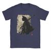 TShirts Unisex Samurai Cat Leisure Pure Cotton Tee Shirt Round Neck Short Sleeve T Shirt Plus Size Clothing