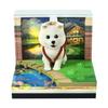 Abenteuerwelpe 3D Notizblock 2027 Kalender Reisender Hund Skulptur mit LED-Licht Ästhetische Schreibtischdekoration Haustierliebhaber Geschenk Hülle