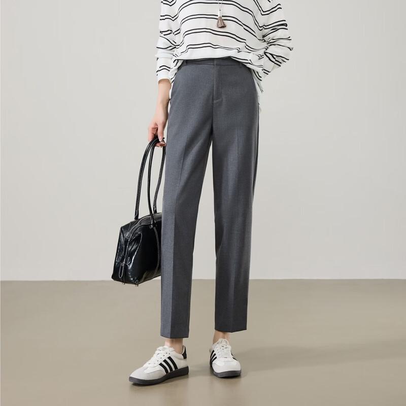 ESE-Y Women s High-Waist Straight-Leg Suit Pants 31