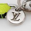 LOUIS VUITTON Keychain Slim Dragonne key ring M01189 Taigalama yellow Monogram canvas/Taiga unisex Used