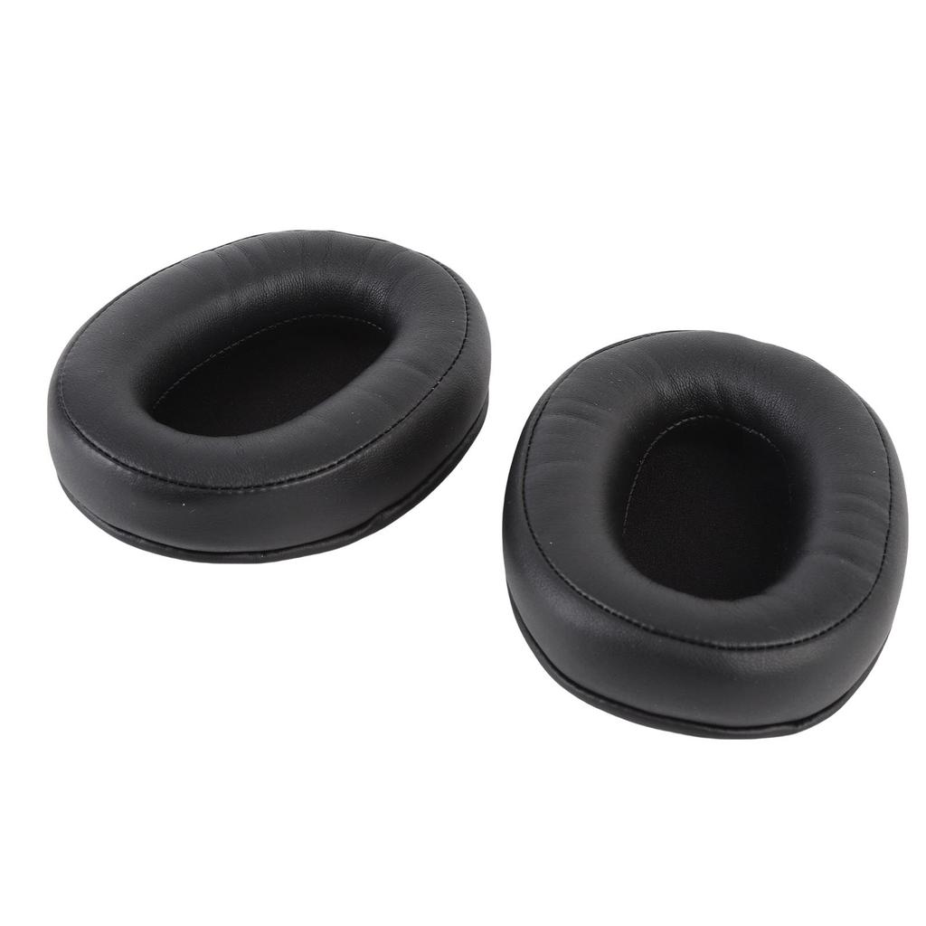 2 Pcs Headphone Ear Pads Comfortable Sound Insulation Protein Leather Headset Ear Cushions for ATH-M50X M40X M30X M50