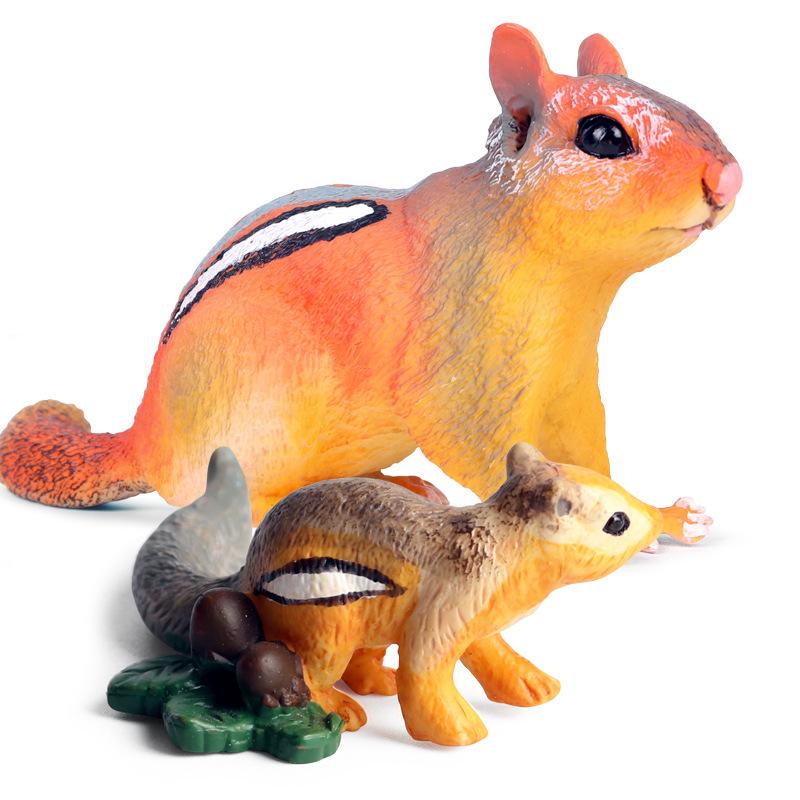 Simulation Animal Model Toys - Mouse, Marmot, Flying Squirrel, Naked Mole Rat, Squirrel, Weasel, Golden Hamster Ornaments