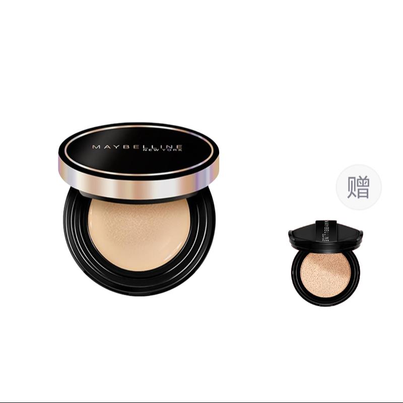 Maybelline Cushion Moisturizing and Oil Control Transcendence Flawless Black Gold Cushion-02 Natural Color