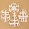 Christmas Cookie Embosser Santa Claus Baking Molds New Cookie Cutter  Kitchen Tools