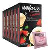 Manforce Cocktail Strawberry & Vanilla Flavoured Condoms for Men with Dotted Rings| Extra Dotted for Her Extra Stimulation| Lubricated Latex Condom