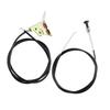 Throttle&Choke Cable Kit For Exmark Lazer Z, Toro- Replaces 1-633696, 1-603336, 1-543697, 1-603511, 290-795, 290-787 Mower Part