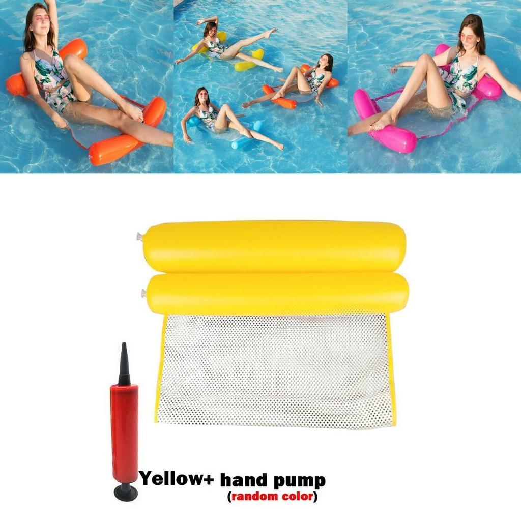 Luksusowy dmuchany hamak wodny do pływania dla maksymalnego relaksu i zabawy w basenie