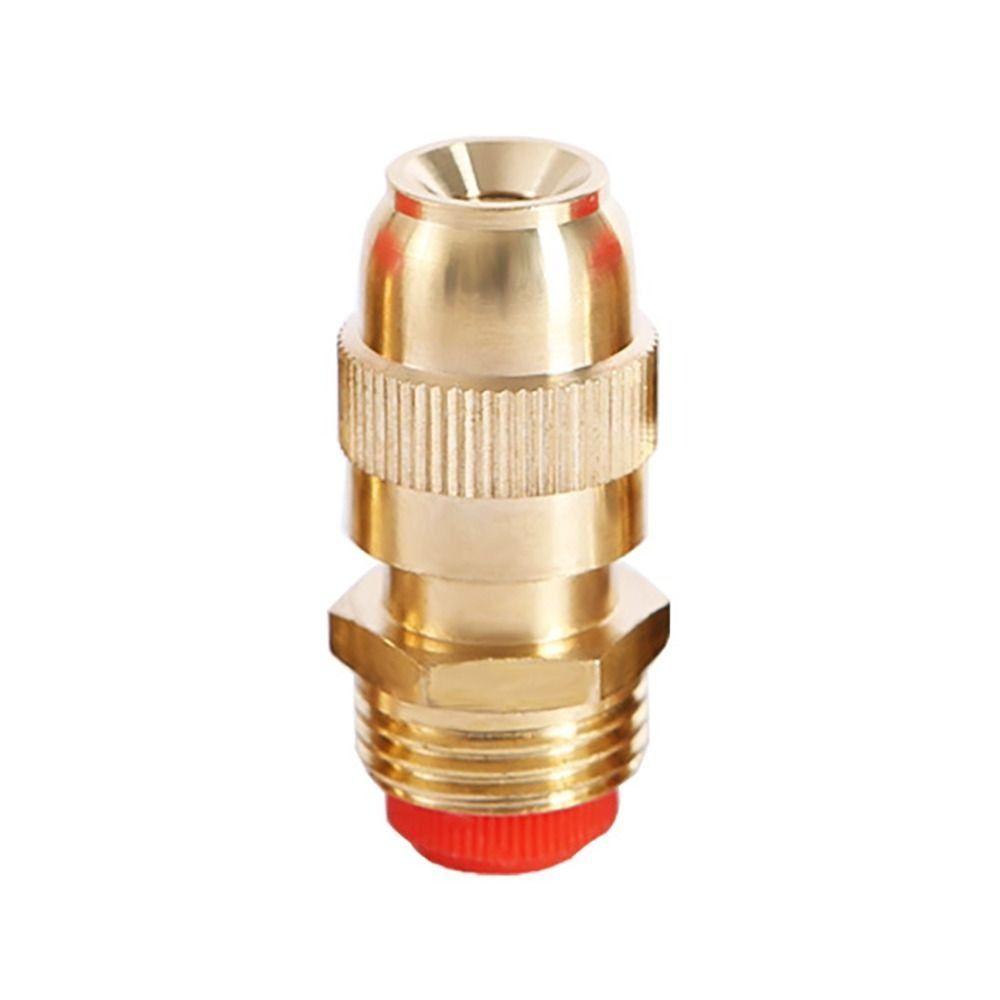 New Adjustable Atomizing Sprinkler Nozzle Brass G1/2 Misting Nozzle Drip Irrigation Garden Watering