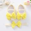 New Baby Girl Shoes Fashion Versatile Comfort Walkers Exquisite Cutesoft Soles Baby Shoes Anti Slip Princess Shoe Newborn 0-1Y