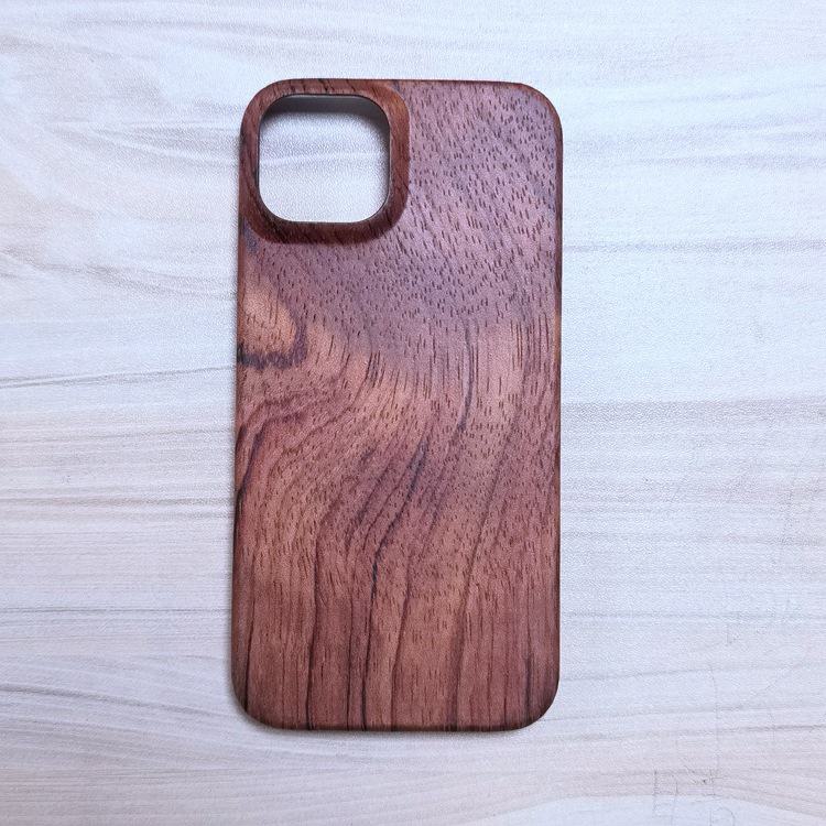 Hülle aus Holz für iPhone 14 Pro Max - Schutzhülle aus Massivholz, Hartschalen-Apple-Hülle