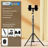 Carbon Steel Mobile Phone Holder with Fill Light - Dual-Position, Professional, Designed for Live Broadcasts.