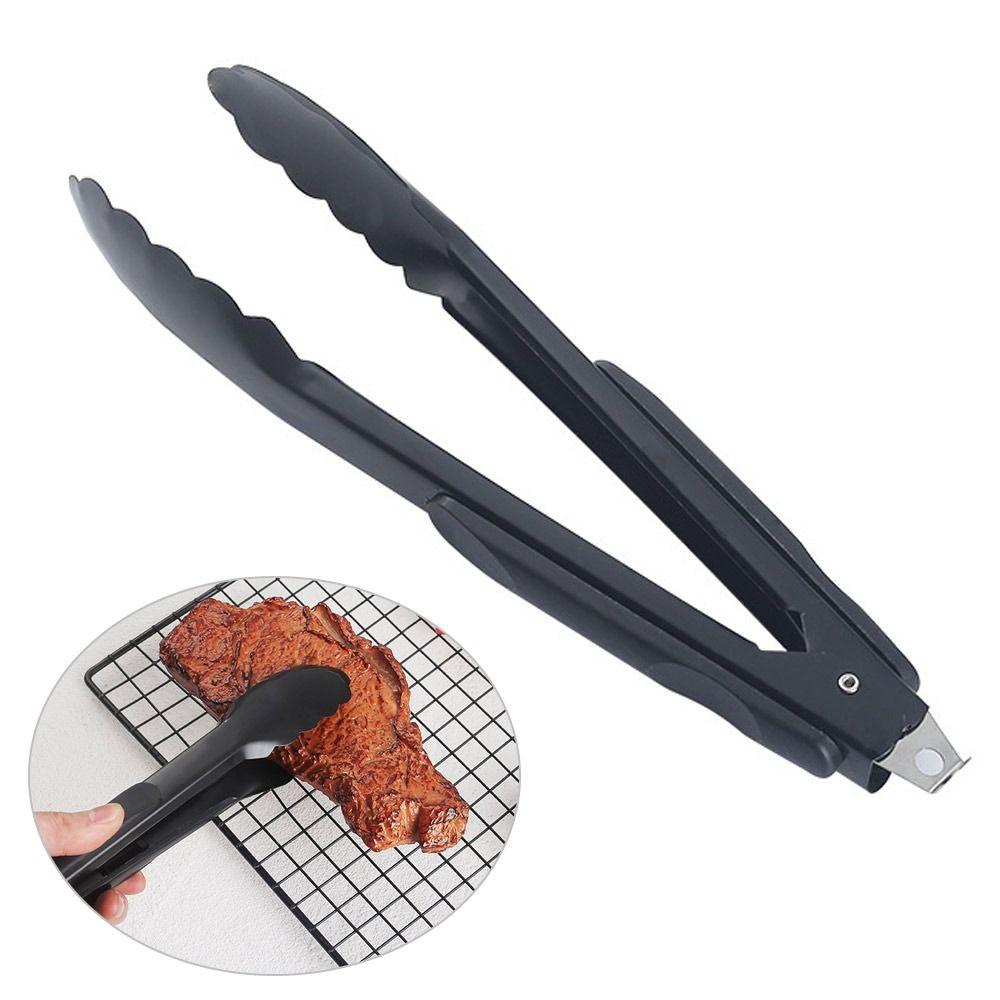 

Grill Tong BBQ Tong Salad Non-slip Cooking Clip New Bread Food Clamp Kitchen Accessories 12 inch